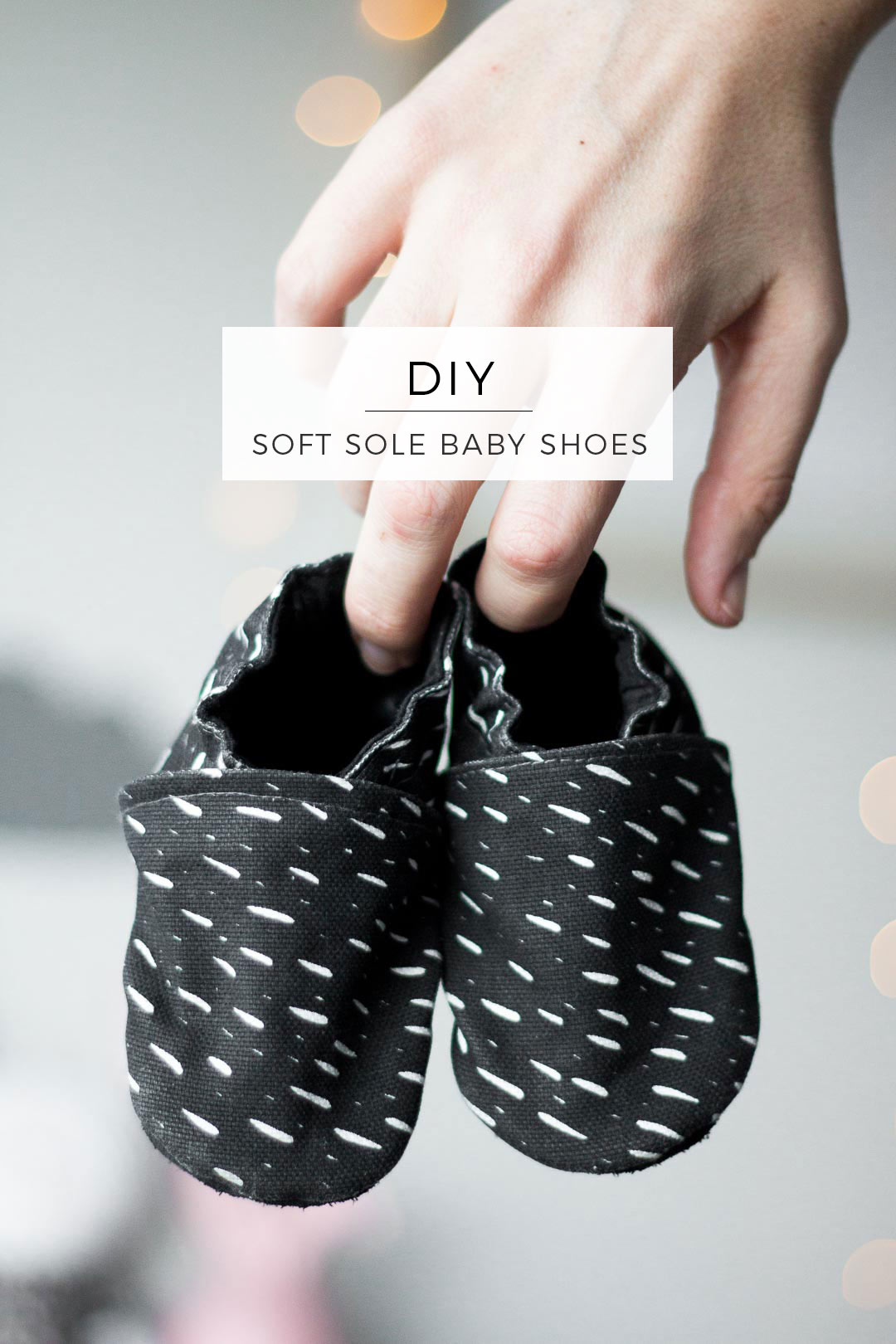 Soft Soled Baby Shoes pattern and instructions for DIY from Pure Sweet Joy